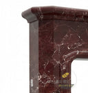 Electric fireplace with Marble surround in Rosso Levanto - Image 5