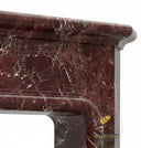 Electric fireplace with Marble surround in Rosso Levanto - Image 7