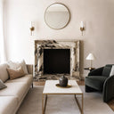 Modern Marble Fireplace Surround Calacatta Viola