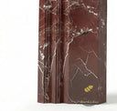 Marble fire surround in Rosso Levanto - Image 6