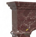 Marble mantel in Rosso Levanto - Image 5