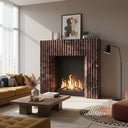Marble mantelpiece in Rosso Levanto - Image 1