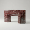 Marble fire place in Rosso Levanto - Image 1