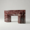 Marble fire place in Rosso Levanto - Image 1