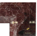 Marble fire place in Rosso Levanto - Image 7