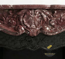 Marble mantelpiece in Rosso Levanto - Image 5