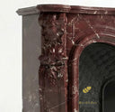 Marble mantelpiece in Rosso Levanto - Image 6