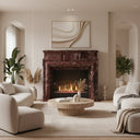 Marble mantels for sale in Rosso Levanto - Image 2