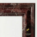 Custom Marble fireplace surround in Rosso Levanto - Image 5