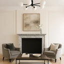 Large White Arabescato Marble Fireplace Mantel