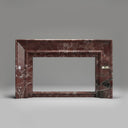 Custom Marble mantel in Rosso Levanto - Image 1