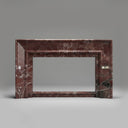 Custom Marble mantel in Rosso Levanto - Image 1