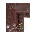 Custom Marble mantel in Rosso Levanto - Image 6