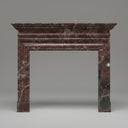 Marble fireplace mantels for sale in Rosso Levanto - Image 1