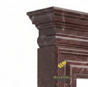 Marble fireplace mantels for sale in Rosso Levanto - Image 6