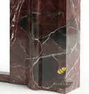Marble mantel surround in Rosso Levanto - Image 7