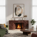 Marble hearths in Rosso Levanto - Image 2
