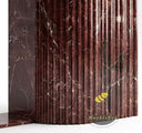 Marble hearths in Rosso Levanto - Image 7
