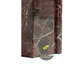 Marble hearth and back panel in Rosso Levanto - Image 7
