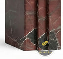 Marble fireplace for sale in Rosso Levanto - Image 7