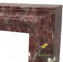 Marble fire hearth in Rosso Levanto - Image 5
