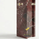 Large marble fireplace surround in Rosso Levanto - Image 7