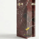 Large marble fireplace surround in Rosso Levanto - Image 7