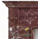 Marble mantel in Rosso Levanto - Image 7
