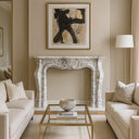 Marble Fire Mantel Calacatta White Marble