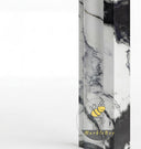 white marble surround fireplace in Panda White - Image 7