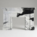 marble fire surrounds for sale in Panda White - Image 1