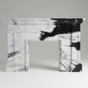 marble fire surrounds for sale in Panda White - Image 1
