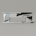 panda white marble fireplace in Panda White - Image 1