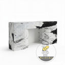 marble fireplace surround in Panda White - Image 4