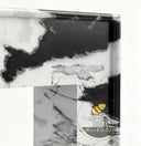 marble fireplace mantel | bold contrast veining | 59 Inch Width | Panda White