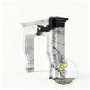 modern marble hearth in Panda White - Image 5