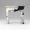 marble fire place | Elegant arched opening | Width: 59 Inch | Panda White