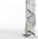 marble fire place in Panda White - Image 6