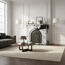 victorian marble fireplace in Panda White - Image 2