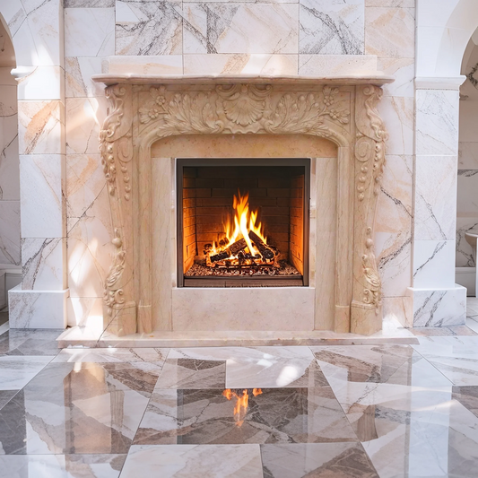 Fire Marble Hearth
