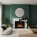 custom marble fire surround for sale in Panda White - Image 2