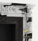 marble mantelpiece in Panda White - Image 5