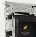 marble mantelpiece | Corinthian Column Carving | Width: 59 Inch | Panda White