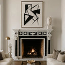 Black Marble Fireplace Victorian Style