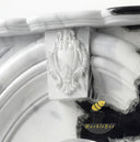 black marble hearth | French arched design | Width: 59" | Panda White