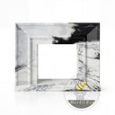 marble fireplace mantels for sale in Panda White - Image 3