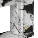 marble fireplace mantels for sale in Panda White - Image 7