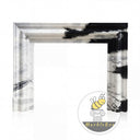 black marble fireplace surround in Panda White - Image 3
