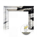 black marble fireplace surround in Panda White - Image 3