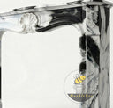 Louis XV marble fireplace surround in Panda White - Image 6